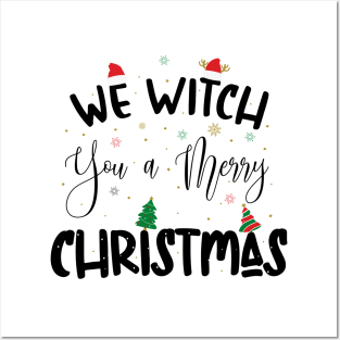 We Witch You a Merry Christmas. Posters and Art